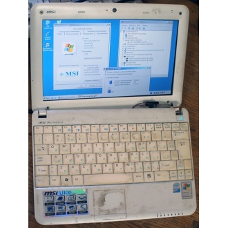 Нетбук MSI Wind U100 (Intel Atom N270 1.66Ghz /1024Mb DDR2 /120Gb /10" 1024x600) - Серпухов