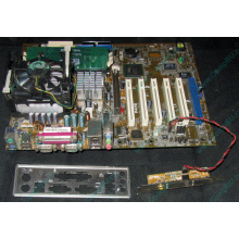 Материнская плата Asus P4PE (FireWire) с процессором Intel Pentium-4 2.4GHz s.478 и памятью 768Mb DDR1 Б/У (Серпухов)