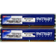 Память 1Gb (2x512Mb) DDR2 Patriot PSD251253381H pc4200 533MHz (Серпухов)