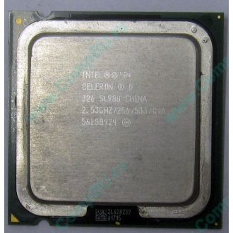 Процессор Intel Celeron D 326 (2.53GHz /256kb /533MHz) SL98U s.775 (Серпухов)